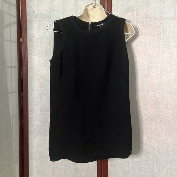 NIC+ZOE SLEEVELESS BLACK SPLIT HEM BLOUSE SIZE S - Picture 1 of 7
